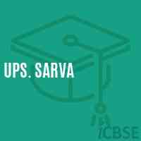 Ups. Sarva Middle School Logo