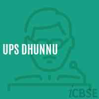 Ups Dhunnu Middle School Logo