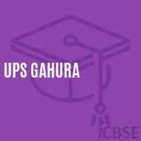 Ups Gahura Middle School Logo