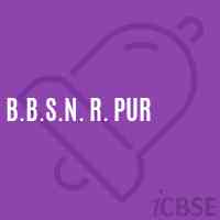 B.B.S.N. R. Pur Primary School Logo