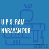 U.P.S. Ram Narayan Pur Middle School Logo