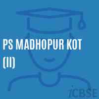 Ps Madhopur Kot (Ii) Primary School Logo