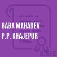 Baba Mahadev P.P. Khajepur Primary School Logo
