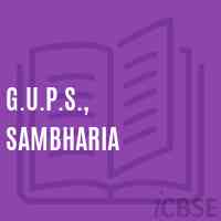 G.U.P.S., Sambharia Middle School Logo