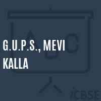G.U.P.S., Mevi Kalla Middle School Logo