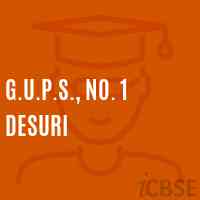 G.U.P.S., No. 1 Desuri Middle School Logo