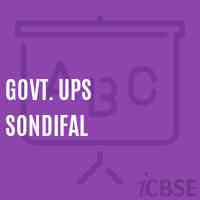 Govt. Ups Sondifal Middle School Logo