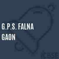 G.P.S. Falna Gaon Primary School Logo