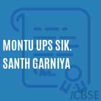 Montu Ups Sik. Santh Garniya Middle School Logo