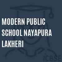 Modern Public School Nayapura Lakheri Logo