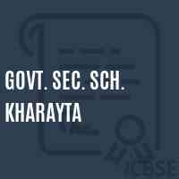 Govt. Sec. Sch. Kharayta Secondary School Logo