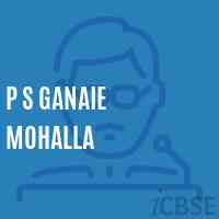 P S Ganaie Mohalla Primary School Logo