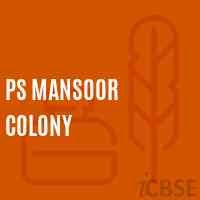 Ps Mansoor Colony Primary School Logo