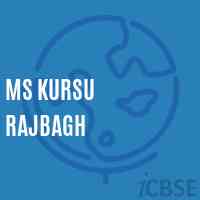 Ms Kursu Rajbagh Middle School Logo