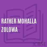 Rather Mohalla Zolowa Primary School Logo