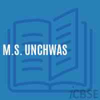 M.S. Unchwas Middle School Logo