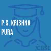 P.S. Krishna Pura Primary School Logo