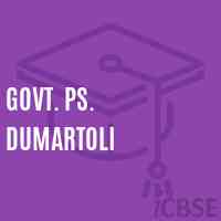 Govt. Ps. Dumartoli Primary School Logo