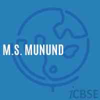 M.S. Munund Secondary School Logo