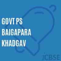 Govt Ps Baigapara Khadgav Primary School Logo