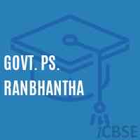 Govt. Ps. Ranbhantha Primary School Logo