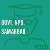 Govt. Nps. Samarbar Primary School Logo