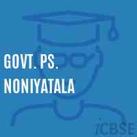 Govt. Ps. Noniyatala Primary School Logo