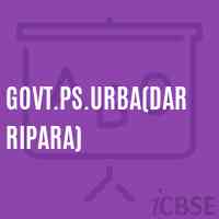 Govt.Ps.Urba(Darripara) Primary School Logo