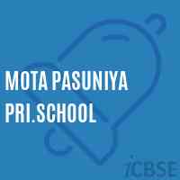 Mota Pasuniya Pri.School Logo