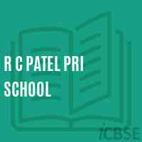 R C Patel Pri School Logo