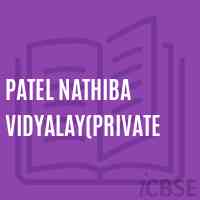 Patel Nathiba Vidyalay(Private Secondary School Logo