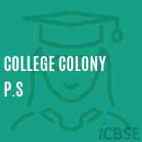 College Colony P.S Primary School Logo