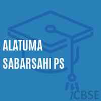 Alatuma Sabarsahi Ps Primary School Logo