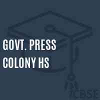 Govt. Press Colony Hs School Logo