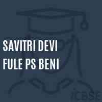 Savitri Devi Fule Ps Beni Primary School Logo