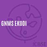 Gnms Ekodi Middle School Logo