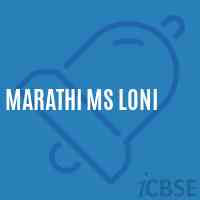 Marathi Ms Loni Middle School Logo