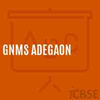 Gnms Adegaon Middle School Logo