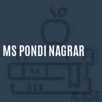 Ms Pondi Nagrar Middle School Logo