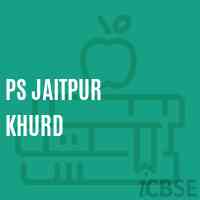 Ps Jaitpur Khurd Primary School Logo