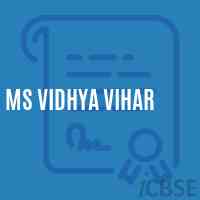 Ms Vidhya Vihar Middle School Logo