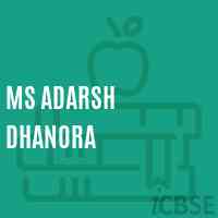 Ms Adarsh Dhanora Middle School Logo