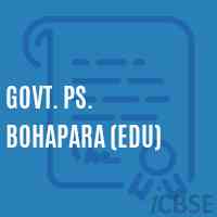 Govt. Ps. Bohapara (Edu) Primary School Logo