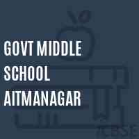 Govt Middle School Aitmanagar Logo