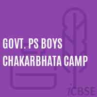 Govt. Ps Boys Chakarbhata Camp Primary School Logo