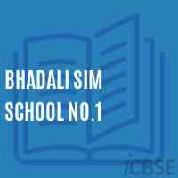 Bhadali Sim School No.1 Logo
