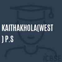 Kaithakhola(West) P.S Primary School Logo