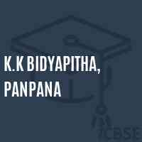 K.K Bidyapitha, Panpana School Logo