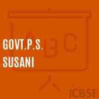 Govt.P.S. Susani Primary School Logo