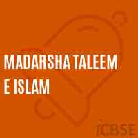 Madarsha Taleem E Islam Primary School Logo